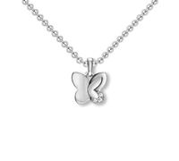 Kinder Kette Schmetterling Silber 925, Halskette Mädchen Kinderkette