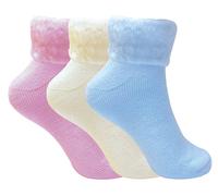 Kinder/Kinder 4 Pack dünne Baumwolle Rich Xmas Weihnachten Socken 3 Größen 4-6,5