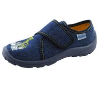 KINDER-KLETT-HAUSSCHUH JEANSBLAU - Gr. - 26