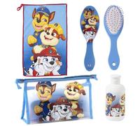 Kinder Kulturbeutel Reiseset, 4-teilig mit Bürste, Handtuch und Flasche Minnie Mouse, Paw Patrol, SpiderMan y Stitch