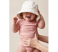 Kinder Kurzarm-Bambus-Body Misty Rose MINYMO Größe: 56