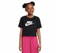 Kinder-Kurzarmshirt Nike G NSW TEE CROP FUTURA HBR schwarz FZ5548-010 - S