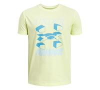 Kinder-Kurzarmshirt Under Armour SPLIT BIG LOGO SS TEE K gelb 1390003-727 - YXS