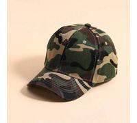 Kinder Lässig Camouflage Baseball Kappe, einfaches Design, atmungsaktiver Mesh-Sonnenhut für Outdoor für Jungen und Mädchen