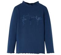Kinder Langarmshirt Ballerinen Langarm T-Shirt Jungen Kindershirt Marineblau 140