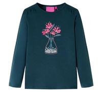 Kinder-Langarmshirt Dunkelgrün 116 Kinder-Langarmshirt Dunkelgrün 116