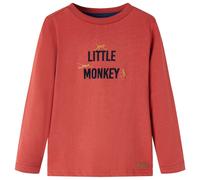 Kinder-Langarmshirt Dunkelrot 92 Kinder-Langarmshirt Dunkelrot 92