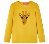 Kinder-Langarmshirt Dunkles Ocker 140 Kinder-Langarmshirt Dunkles Ocker 140