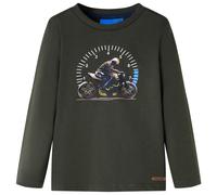 Kinder-Langarmshirt Khaki 104 Kinder-Langarmshirt Khaki 104