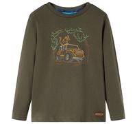 Kinder-Langarmshirt Khaki 104 Kinder-Langarmshirt Khaki 104