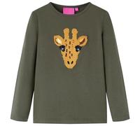 Kinder-Langarmshirt Khaki 104 Kinder-Langarmshirt Khaki 104