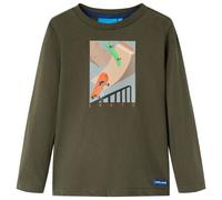 Kinder-Langarmshirt Khaki 104 Kinder-Langarmshirt Khaki 104