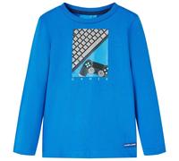 Kinder-Langarmshirt Kobaltblau 128 Kinder-Langarmshirt Kobaltblau 128