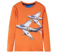 Kinder-Langarmshirt Dunkelorange 92