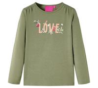 Kinder-Langarmshirt Khaki 128