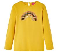 Kinder-Langarmshirt Ocker 128 Kinder-Langarmshirt Ocker 128