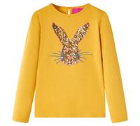 Kinder-Langarmshirt Ocker 92
