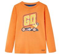 Kinder-Langarmshirt Dunkelorange 116