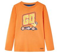 Kinder-Langarmshirt Dunkelorange 128