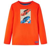 Kinder-Langarmshirt Hellorange 128 Kinder-Langarmshirt Hellorange 128
