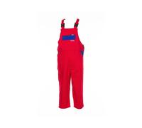 Planam Kids Latzhose BW 290 mittelrot/blau 146/152