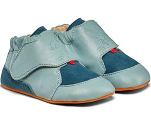 Kinder-Leder-Füßlingen mit Zero-Drop Affenzahn - Bunny blau Größe: 22/23