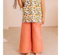 Kinder Leggings Goldocker Baumwolle mit Elasthan - weiche Walkiddy Hose mit verstellbarem Bund für Alltag, Kita, Spielplatz & Reisen, nachhaltige Kinderleggings Blau 110