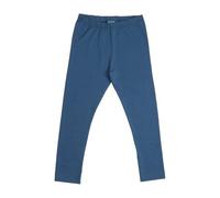Kinder Leggings GOTS zertifiziert, Bio-Baumwolle, navy, weich & elastisch, bequemer Bund, Alltag - Walkiddy Blau 50/56