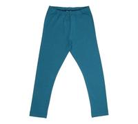 Kinder Leggings GOTS zertifiziert, petrolblau „Blue Coral“, Bio-Baumwolle, weich & elastisch - Walkiddy Blau 50/56