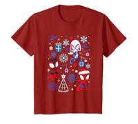 Kinder Marvel Spidey and His Amazing Friends Christmas Holiday Icon T-Shirt