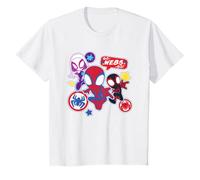 Kinder Marvel Spidey and His Amazing Friends Go-Webs-Go Boys T-Shirt