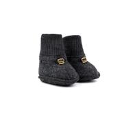 Kinder Merino Booties grau Anthrazit Melange Mikk-Line Größe: 62/68