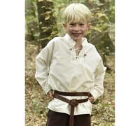 Kinder Mittelalter-Hemd Colin, natur, Gr. 110