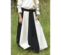 Kinder-Mittelalterrock Lucia, weit ausgestellt, schwarz/natur, Gr. 110