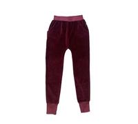 Kinder Nickyhose Bio-Baumwolle Hose Schlafhose Unisex A1000 "Leela Cotton" bordoaux 128