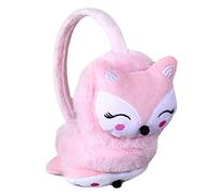 Kinder Ohrenwärmer mit Tiermuster Fuchs Jungen Mädchen Warme Winter Ohrenschützer Kinder Outdoor Ski Faux Fur Earmuffs Weich Plüsch Ohrenschützer Kälteschutz Kalte Winterzubehör Outdoor Ohrenmuscheln