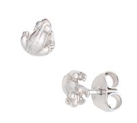 Kinder Ohrstecker Frosch 925 Sterling Silber rhodiniert Ohrringe Kinderohrringe