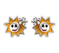Kinder Ohrstecker Sonne 925 Sterling Silber Ohrringe Silberohrringe