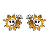 Kinder Ohrstecker Sonne 925 Sterling Silber Ohrringe Silberohrringe