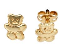 Kinder Ohrstecker Teddy-Bär 333 Gold Gelbgold Ohrringe Kinderohrringe