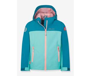 Kinder Outdoorjacke TELEMARK, Übergangsjacke TROLLKIDS türkis Gr. 152