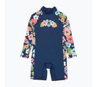Kinder-Overall UPF 50+ ROXY Morning Flower Springsuit mood indigo morning flowers