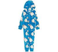 Kinder Pokemon Onesie Mädchen Jungen Verkleidung All-in-One Outfit Kapuzen-Schlafanzug mit 3D-Kapuze Fleece Pyjama mit Reißverschluss Loungewear, 5-6 Years