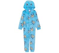 Kinder Pokemon Onesie Mädchen Jungen Verkleidung All-in-One Outfit Kapuzen-Schlafanzug mit 3D-Kapuze Fleece Pyjama mit Reißverschluss Loungewear, 11-12 Years