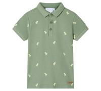 Kinder Poloshirt Polo Shirt Kindershirt Kurzarm Polo Shirt für Kinder Khaki
