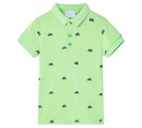 Kinder-Poloshirt Neongrün 116