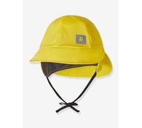 Reima Kinder Regenhut Rainy, wasserdichte Kopfbedeckung mit Ohrenschützer und Reflektoren, Unisex Regenbekleidung für Mädchen und Jungen Yellow 52