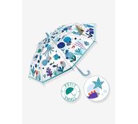 Kinder Regenschirm DJECO mit Meermotiven blau