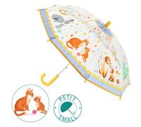 Kinder Regenschirm DJECO mit Tiermamas & Babys gelb
