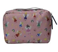 Kinder Reise Kulturbeutel | Waschbeutel zum Aufhängen & Toilettenartikel Veranstalter | Leicht, kompakt und erweiterbar | Spaß Designs, Reißverschlussfach und Tragegriff | Design - Feen
